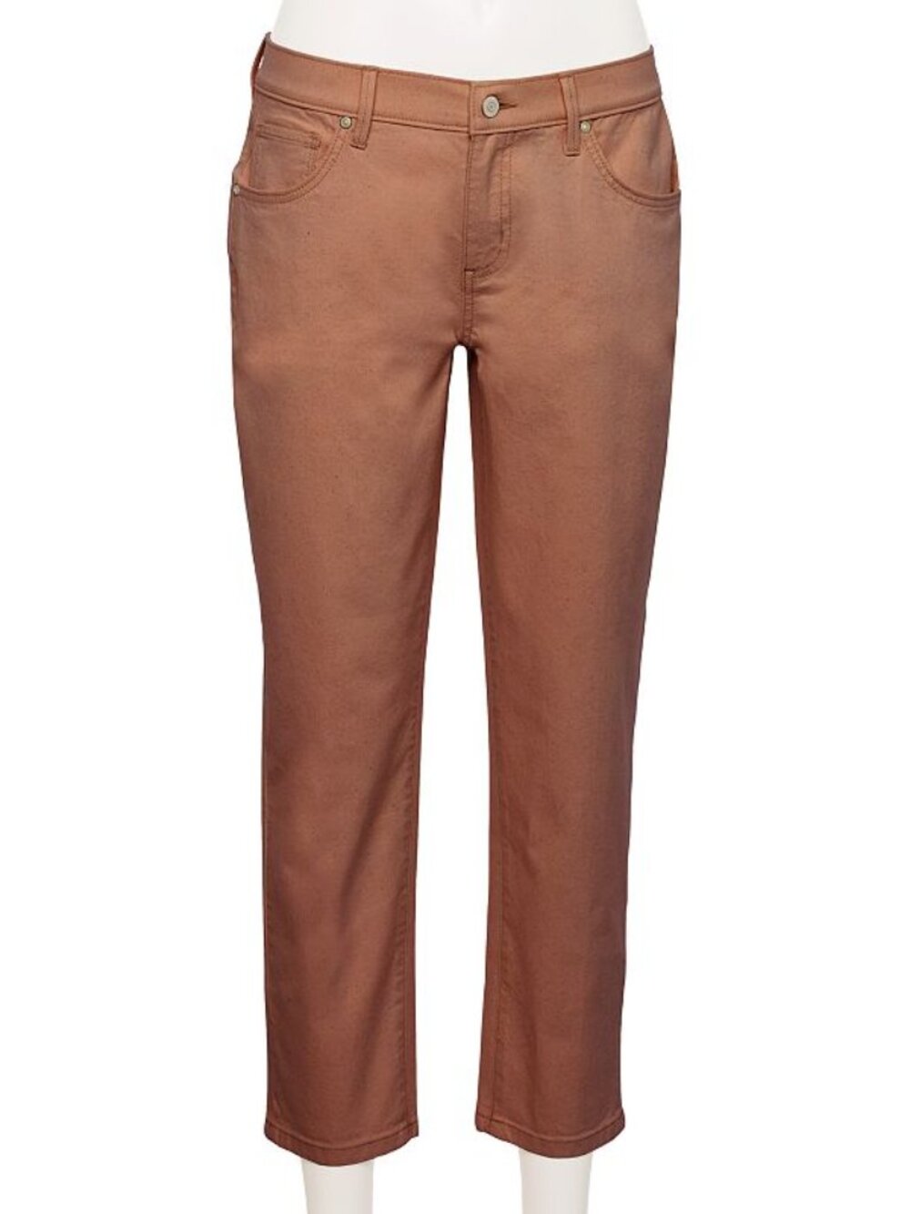 Women's Sonoma Goods For Life Petite Classic Girlfriend Jeans - Puebla Brown- 4P
